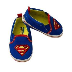 9-12 Months Superman Slip On Canvas Shoe